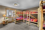 The Masters Lodge, Bedroom 7 with 3 Sets of Large Bunks